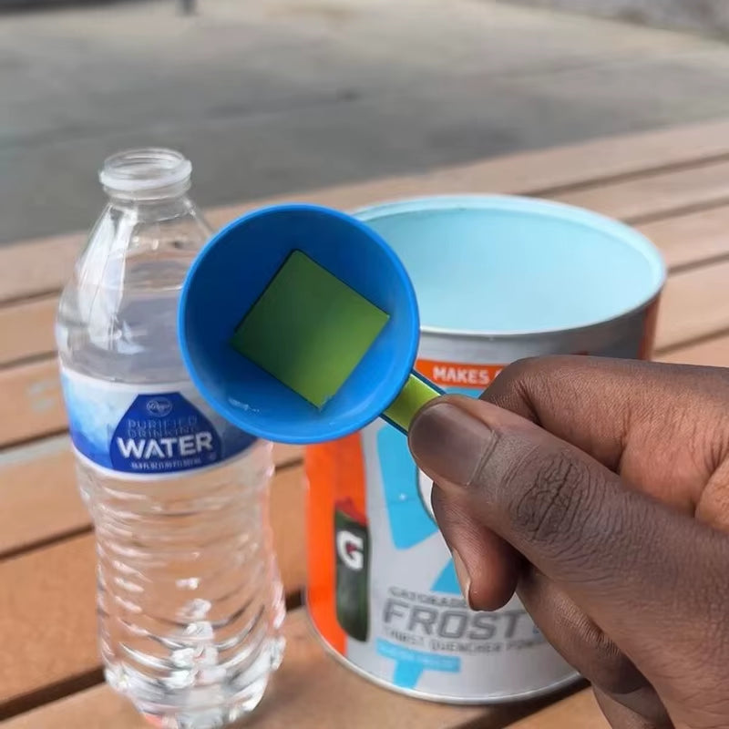 2-In-1 Measuring Scoop with Funnel Kitchen Spoons Funnel Scoop for Coffee Measuring Protein Powder Funnel for Coffee Dry Goods