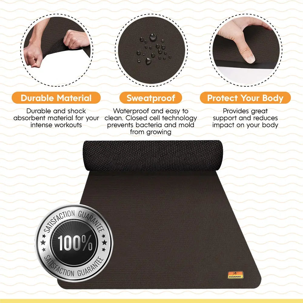 6' X 4' X 1/4" Large Exercise Mat - (24 Square Feet)