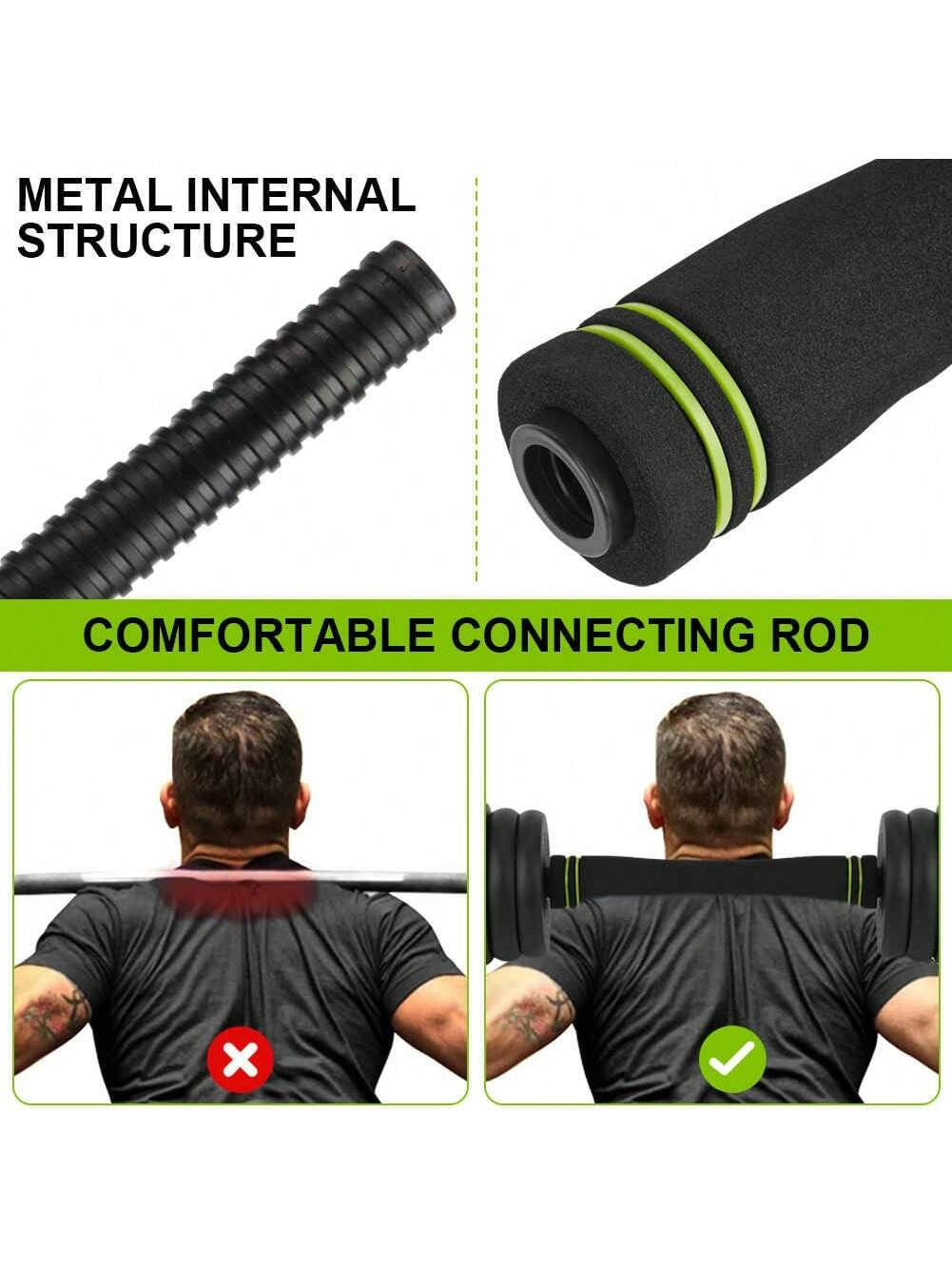 4 in 1 Adjustable Dumbbell Set, 44/66/88 LBS Free Weight Set Used as Dumbbell, Barbell, Kettlebell and Push-Up, Home Gym Fitness Workout Equipment for Men and Women, Black