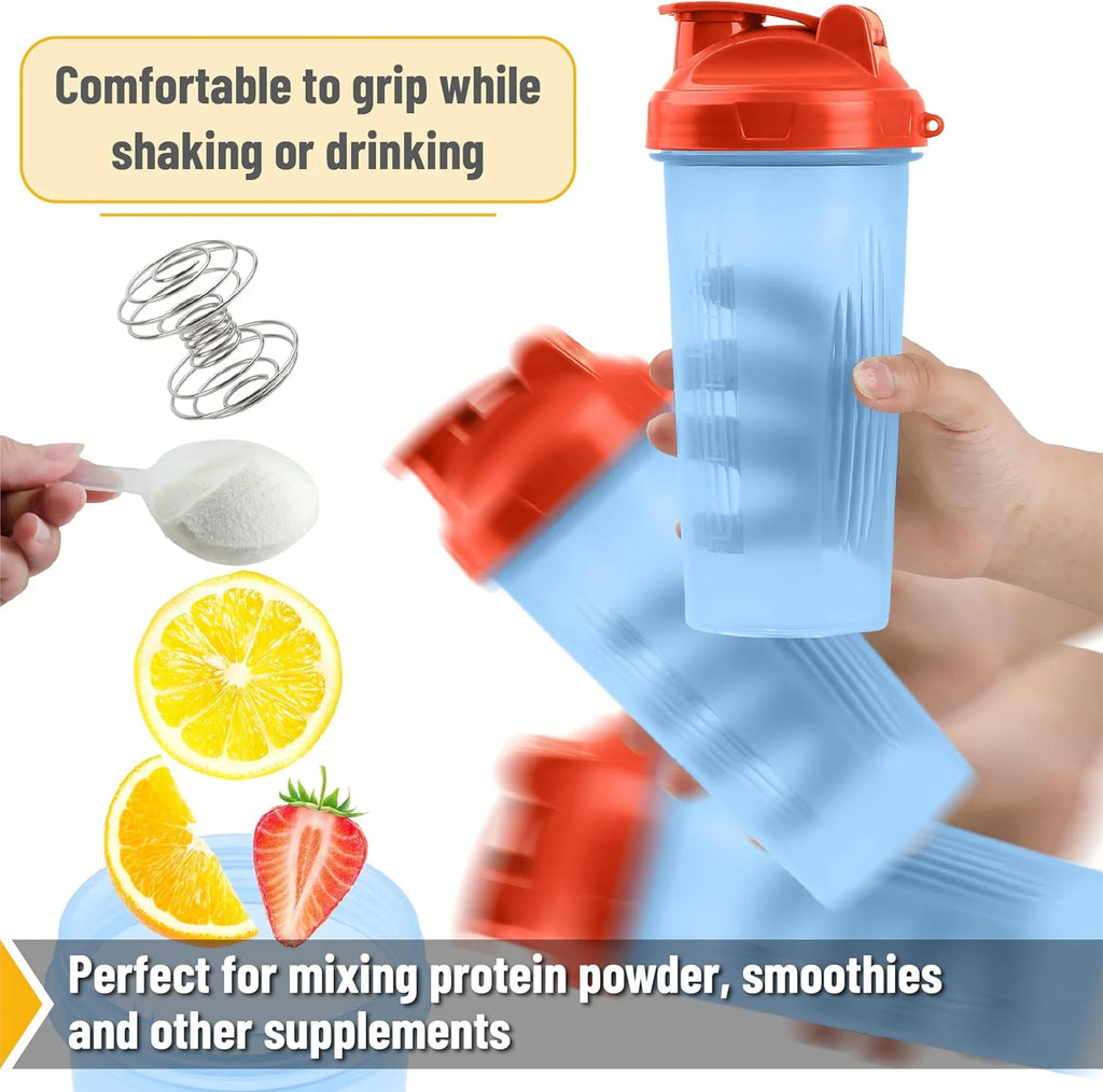 - Shaker Bottles for Protein Mixes, 28 Oz, Protein Shaker Bottle with Wire Whisk Ball, Shaker Cup, Mixer Bottle