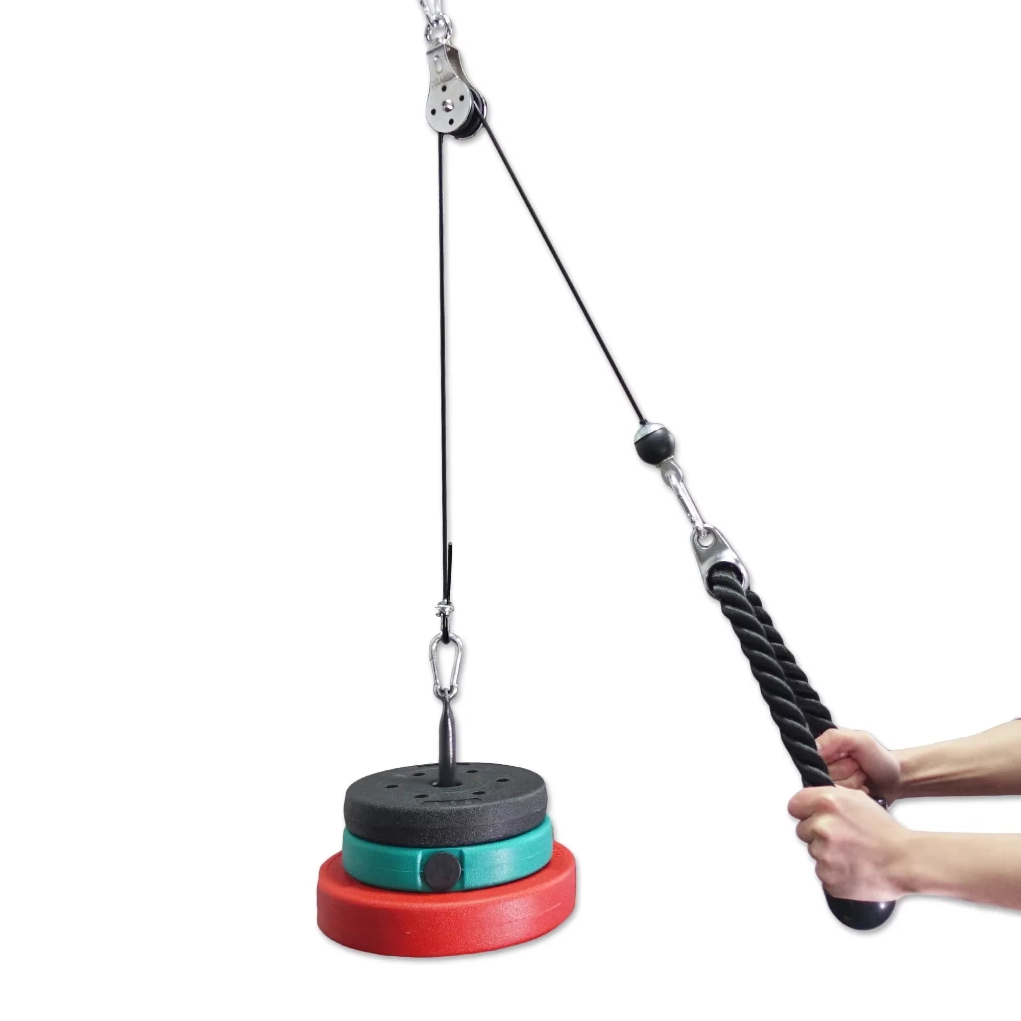 Gym Wire Rope Fitness Cable Pulley Machine System Heavy Duty Steel Wirerope for Home Gym Pull down LAT Lift Pulley Bodybuilding