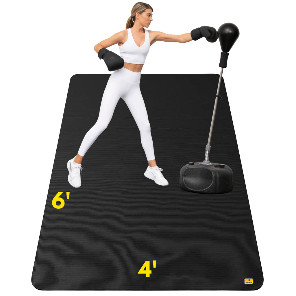 6' X 4' X 1/4" Large Exercise Mat - (24 Square Feet)