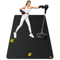 6' X 4' X 1/4" Large Exercise Mat - (24 Square Feet)