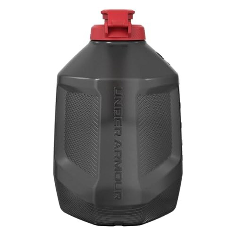 128 Ounce Leakproof Black Water Bottle Giant Sports Jug for Gym Workouts