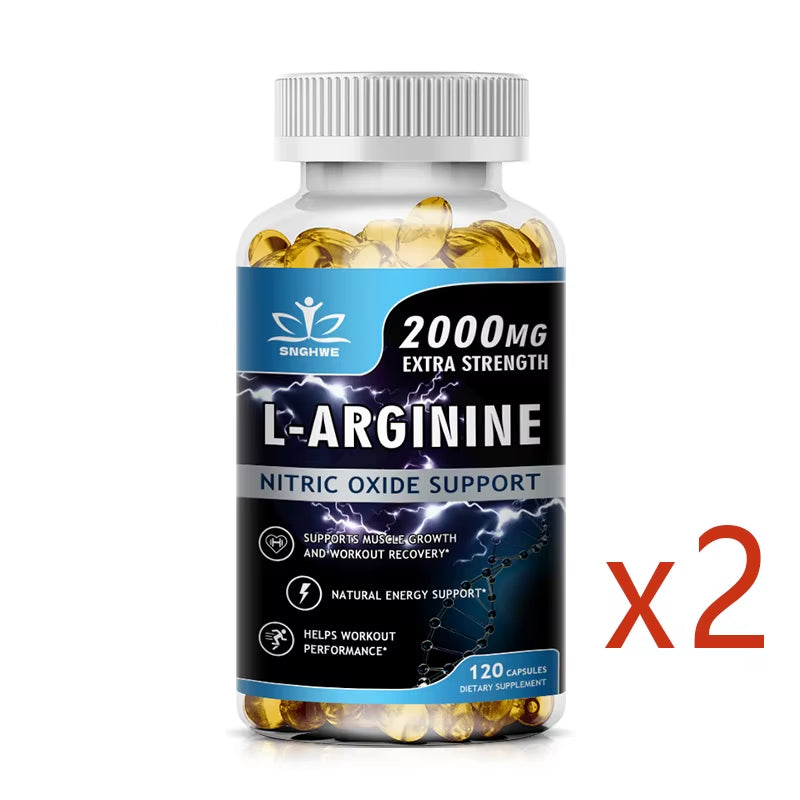 L-Arginine Boost Endurance | Boost Male Nitric Oxide Precursor Supplement Vegetarian Capsules