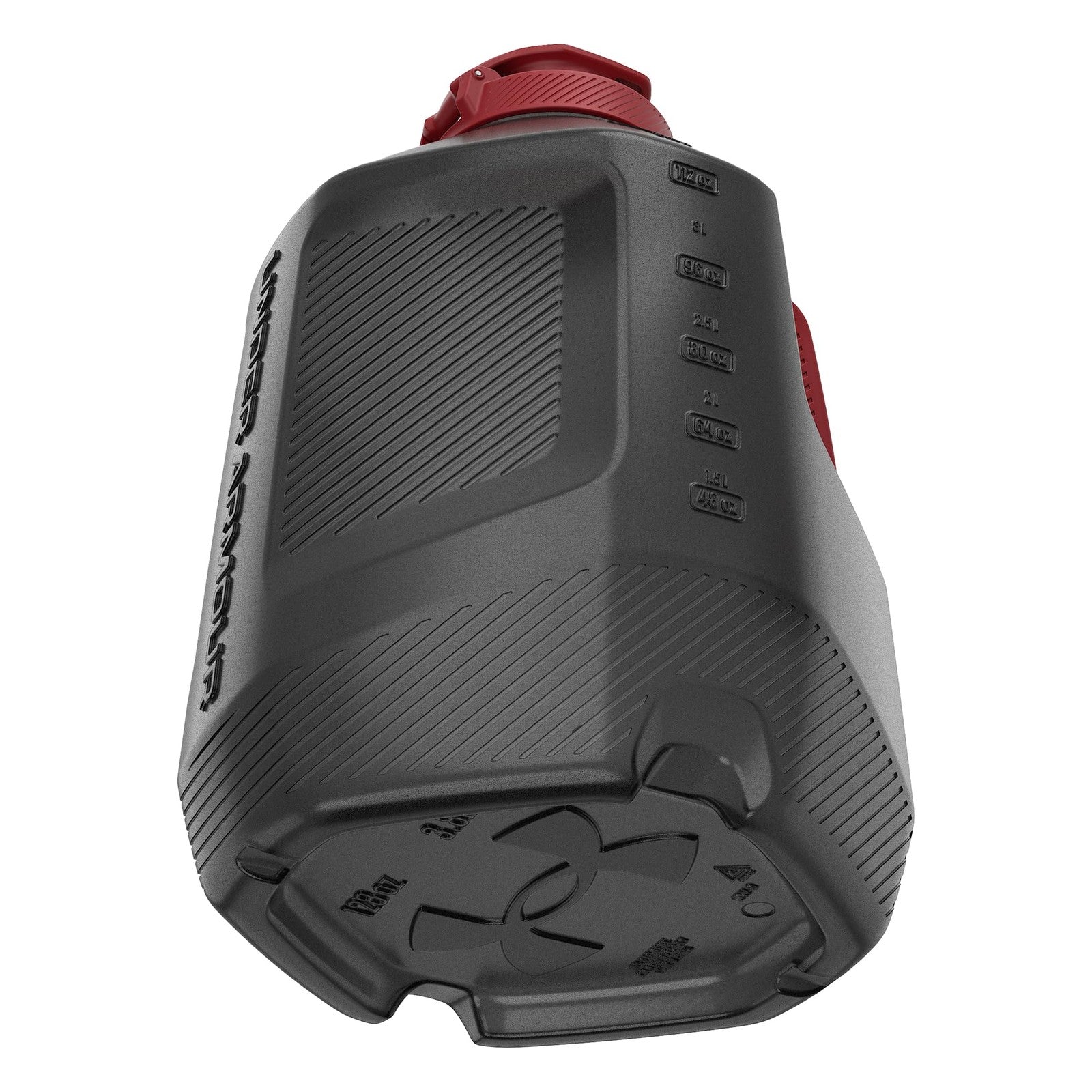 128 Ounce Leakproof Black Water Bottle Giant Sports Jug for Gym Workouts