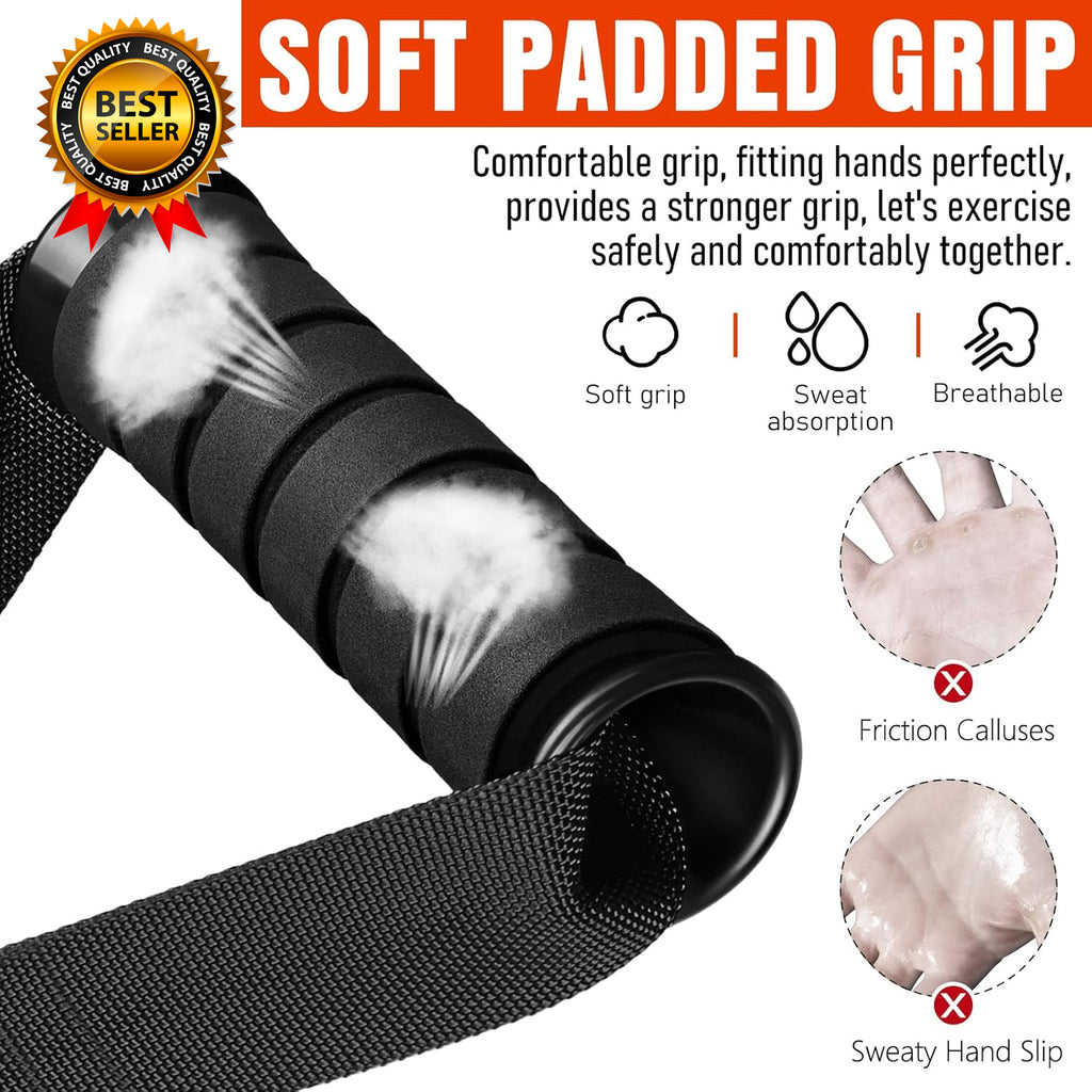 Heavy Duty Exercise Handles Gym Handles for Cable Machine Attachment Grip Gym