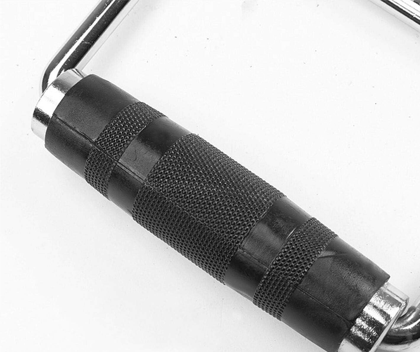 D Handle with Hook Cable Machine Attachment, LAT Pull down Handles Accessories for Home and Gym